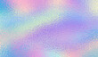 Purple background. Holograph foil texture. Iridescent metal effect. Holographic glitter backdrop. Rainbow bright gradient. Cute dreamy pattern. Pink blue paper. Sparkle patern. Vector illustration