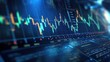 © Thanaphon - Perspective view of stock market or forex trading graph growth business investing and data concept with digital financial chart graphs.