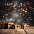 canvas print picture - christmas boxes