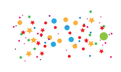 Wall Mural - abstract coloring dot star design with white background. perfect for branding, banner, poster, cover