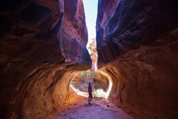 Canvas Print - Hike in Utah