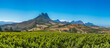 Beautiful landscape of Cape Winelands, wine growing region in South Africa.