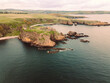 Coast of Scotland with Castle