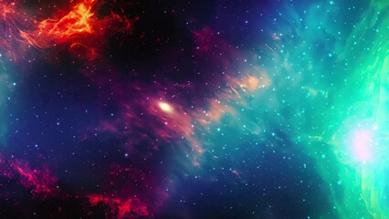 Wall Mural - galaxy and nebula. abstract space background. endless universe with stars and galaxies in outer spac