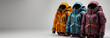 Advanced thermal snowboarding gear for ultimate warmth isolated on a white background 