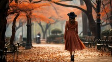 Woman Autumn Poster Free Stock Photo - Public Domain Pictures
