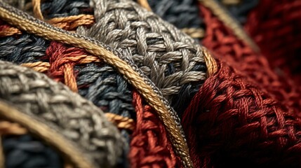 a close up of a rope