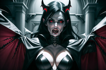 Wall Mural - devil woman