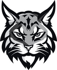 bobcat vector design a wild predator animal in a vector design format bobcat wild predator animal ve