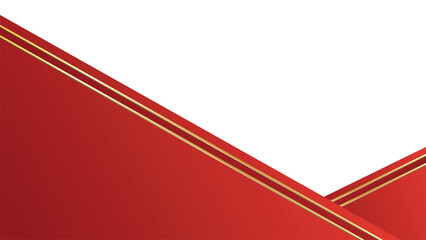 premium red background with gold decoration.  good for presentations.  vector design