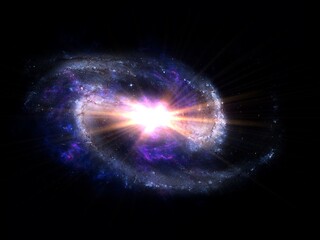 Wall Mural - black hole, planets and galaxy, science fiction wallpaper. beauty of deep space. billions of galaxy 