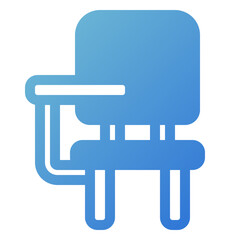 Sticker - study chair icon