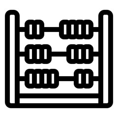 Sticker - abacus icon