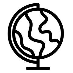 Sticker - globe icon