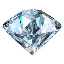 diamond precious gem isolated on transparent background - luxury, jewellery, beauty design element PBG cutout