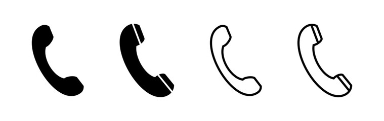 Wall Mural - Call icon vector. phone icon vector