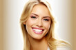 © Phichitpon - Portrait beautiful model woman with white teeth smile, Concept of advertising dentist and facial care. Generative AI