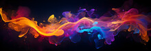 Abstract Plasma Colourful Splash Art Background Banner