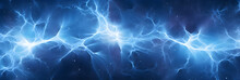 Abstract Bolt Of Electricity Background Art Banner