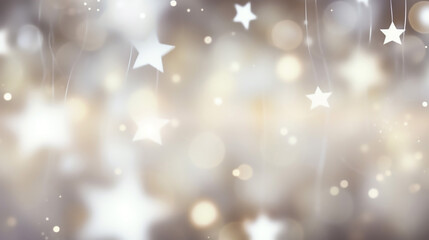 Wall Mural - Elegant Abstract Blur White and Silver Color Background