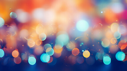 Wall Mural - Beautiful Colorful Bokeh Background