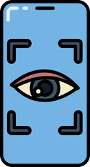 Sticker - Eye recognition icon