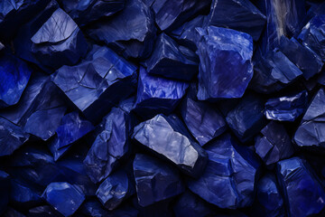 Sticker - Elemental cobalt ore texture, closeup material