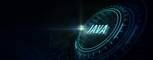 Wall Mural - software, web development, programming concept. programming languages java and program. software dev