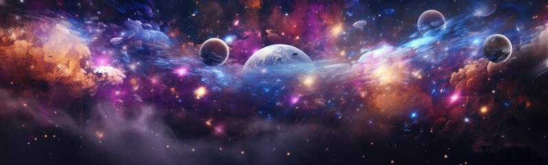 Wall Mural - universe concept banner