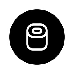 Poster - sushi circular line icon