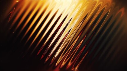 Fototapete - beautiful waves created from the flames of the fire. Fire abstract background.