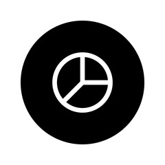 Poster - pie chart circular line icon