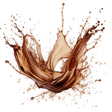 A Realistic And Dynamic Image Capturing The Energizing Essence Of A Hot Coffee Splash. Perfect For Coffee Lovers And Commercial Use.