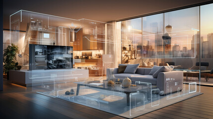 Smart home technology refers to the concept of a virtual interface that can be used to manage and operate a wide range of systems and devices within a household