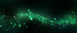 Abstract green glitter flare background