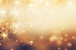 © Dibos - Gold Vintage Fireworks and bokeh on New Year's Eve and copy space.