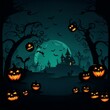 © adi - halloween party illustration background