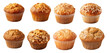 set of Oatmeal muffins