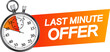 © YURII - Last minute offer hot sale bright. Sale countdown badge.Hot sales limited time only discount promotions.
