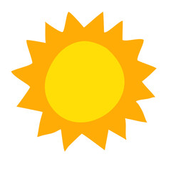 sun cartoon vector