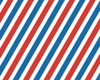 © Victoria - Barber shop concept pattern. Barbershop background. Vector red, white and blue diagonal lines texture. Vector on isolated background. EPS 10