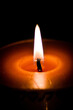 Burning Candle In The Dark