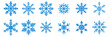 Christmas Silhouette Icon and Snow Illustration Symbol Graphic: A Snowflake Vector and Winter Snowflakes Icons - isolated on transparent background, png