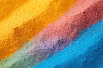  Close up of multi coloured sand background.