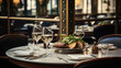 Elegant French brasserie with escargot and coq au vin