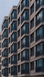 Modern apartment building exterior view