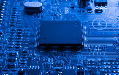 printed circuit. layout of tracks