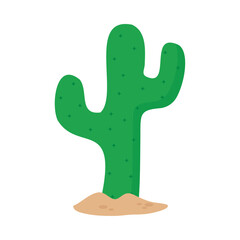 Poster - desert cactus illustration