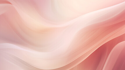 Wall Mural - abstract wavy blurred beige and pink background texture