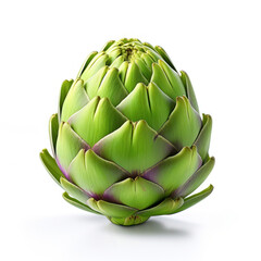 Wall Mural - Artichoke Studio Shot Isolated on Clear Background, Food Photography, Generative AI